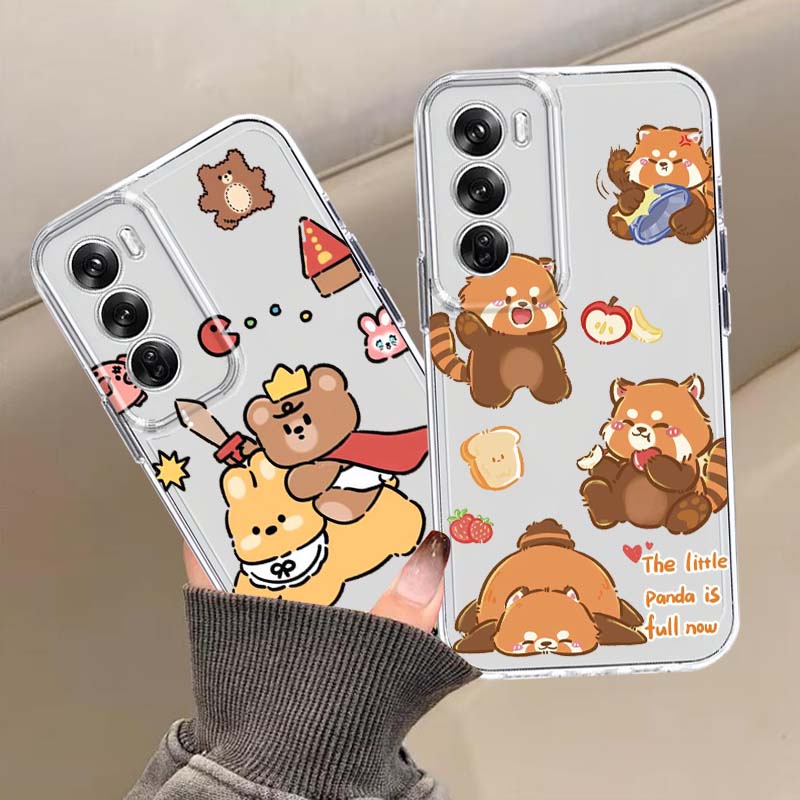 Oppo A78 - Capa de Telefone Transparente com Desenho