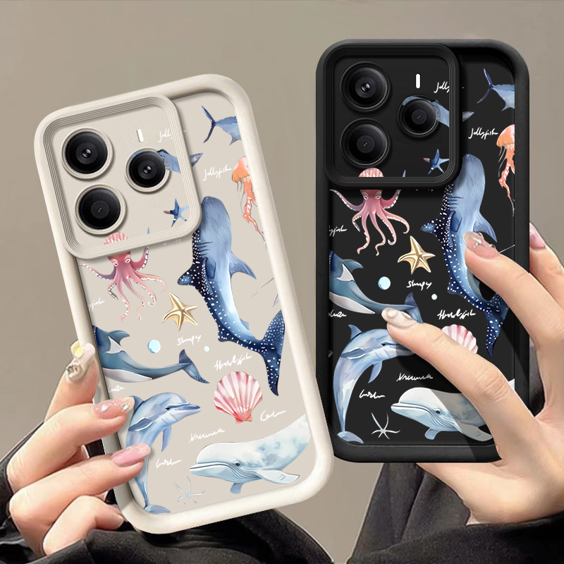Xiaomi Redmi Note 13 - Capa de Telefone TPU com Padrão